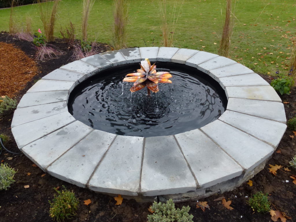 lotus fountain metal fabrication