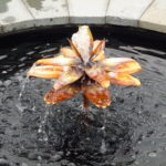 Lotus fountain metal fabrication