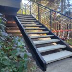 Custom Exterior Stair and railing