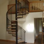 Spiral Stair in greatroom